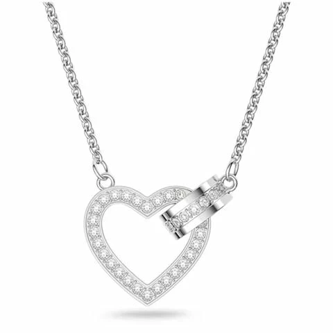 Swarovski Jewellery Swarovski - Lovely Heart Necklace Pavé W/Rhodium Plate 3 Swarovski Jewellery Swarovski - Lovely Heart Necklace Pavé W/Rhodium Plate