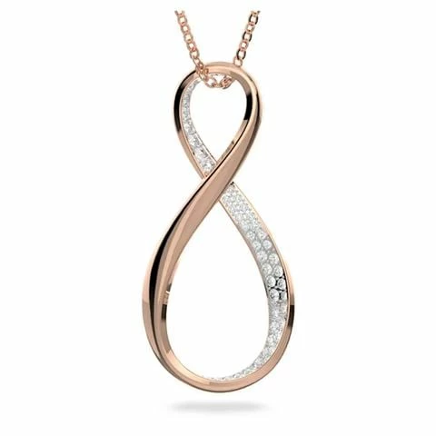 Swarovski Jewellery Swarovski - Exist Infinity Pendant Pavé W/Rose-Gold Tone 3 Swarovski Jewellery Swarovski - Exist Infinity Pendant Pavé W/Rose-Gold Tone