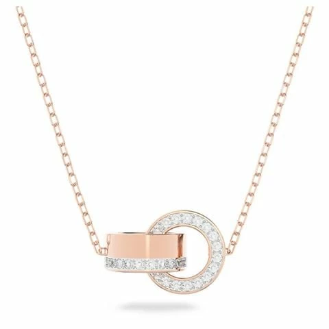 Swarovski Jewellery Swarovski - Hollow Pavé Intertwine Pendant Rose-Gold Tone SM 3 Swarovski Jewellery Swarovski - Hollow Pavé Intertwine Pendant Rose-Gold Tone SM