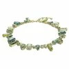 Swarovski Jewellery Swarovski - Gema Necklace Green Gold-Tone Plated -Hair Brushes & Grooming shop 862059 Large