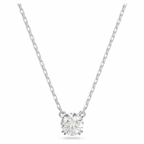 Swarovski Jewellery Swarovski - Constella Pendant Round White Rhodium Plated 3 Swarovski Jewellery Swarovski - Constella Pendant Round White Rhodium Plated