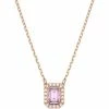 Swarovski Jewellery Swarovski - Millenia Necklace Purple Rose Gold-tone Plated
