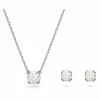 Swarovski Jewellery Swarovski - Constella Necklace W/Earrings Rhodium Plate 3pc -Hair Brushes & Grooming shop 862238 Large