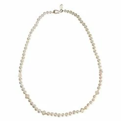 Bowerhaus - Lucky Charm Extra Long Necklace Pearl