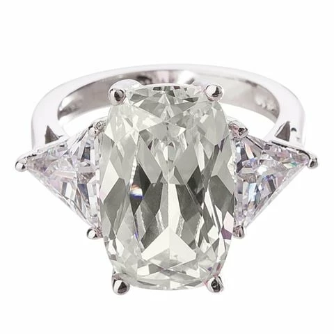 Bowerhaus - Hello Lover Mr Big Ring Clear Ring Size 8 3 Bowerhaus - Hello Lover Mr Big Ring Clear Ring Size 8