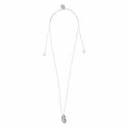 Bowerhaus - Dancing Love Knot Pearl Necklace Grey
