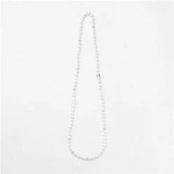 Bowerhaus - Mambo Italiano Amore Pearl Necklace Rhodium
