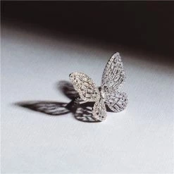 Bowerhaus - Maryanne Butterfly Adjustable Ring